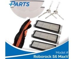 Roborock S6 MaxV Onderhoudsset (Plus.Parts® alternatief voor 8.02.0068)