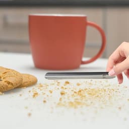 Compacte Kruimelverwijderaar van Roestvrij Staal met Gebogen Rand - Ideale Accessoire voor een Schone Tafel — thumbnail 2