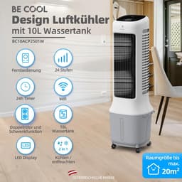 Torenluchtkoeler met 10 liter waterreservoir en wifi, 38 W, 24 snelheden en 3 windmodi — thumbnail 2