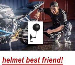 Motorhelmhouder - muurbevestiging - 180 graden rotatie - motorhelmhouder - haak voor het ophangen van motorhelm en jas aan de muur — thumbnail 3