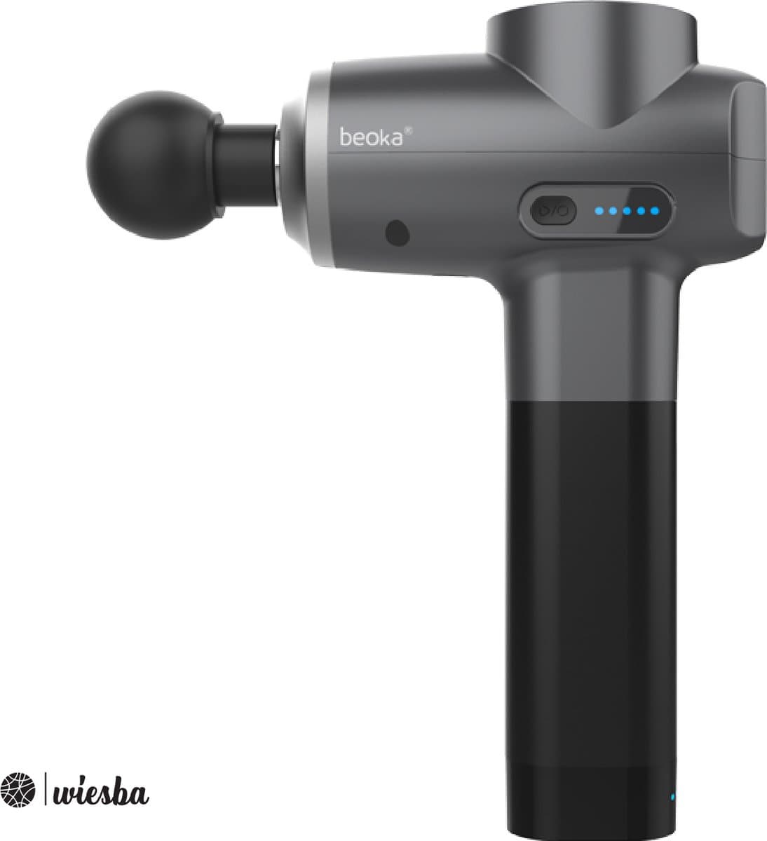Beoka ® S6 Massage Gun PRO - Professioneel Massage Pistool - Sport en Relax Massage Apparaat - Zwart Massagepistool - Inclusief Koffer - Wiesba — afbeelding 1
