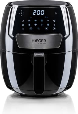 No-Oil Fryer Haeger Air Feast Digital 1500 W 3,7 L Black — thumbnail 1