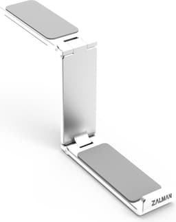Zalman Aluminum Headset Hanger - Easy attachable to PC or desk - strong magnet - silver — thumbnail 4