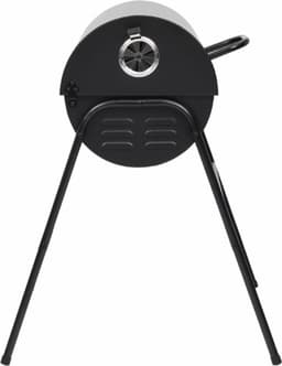 vidaXL Barbecuevat met 2 kookroosters 80x95x90 cm staal zwart — thumbnail 5