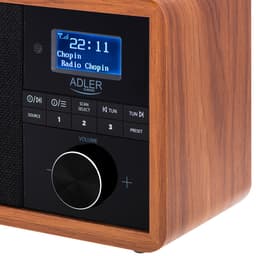 Adler AD 1184 - Retro DAB+, RDS en FM radio - afstandsbediening - Bluetooth - LCD display — thumbnail 3