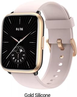 Belesy® LAOS – Smartwatch Dames – Smartwatch Heren – Horloge – 1.78 inch Touchscreen Kleurenscherm – Stappenteller – Hartslag – Zuurstofgehalte – 100+ Sporten – Calorieën – Bluetooth 5.1 – Rosegoud Roze Siliconen - Moederdag — thumbnail 1