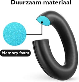 Set Oorkussens voor Bose Koptelefoon met installatie gereedschap - Zwart Blauw - QuietComfort 35 - QC35II - QC35 - QC25 - QC15 - QC2 - Soundtrue - Soundlink Around-Ear II AE2 — thumbnail 3