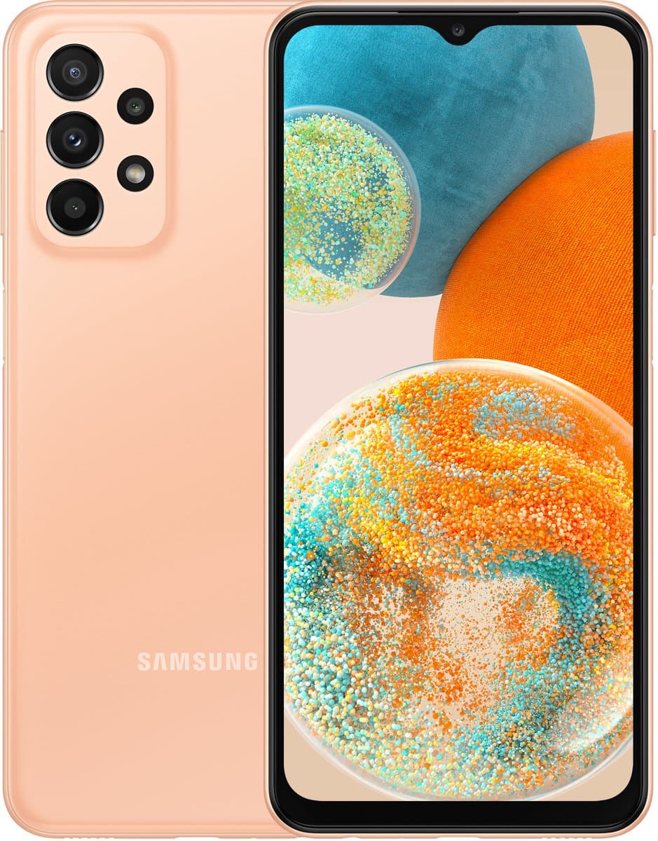 Samsung Galaxy A23 5G SM-A236B 16,8 cm (6.6") Hybride Dual SIM Android 12 USB Type-C 4 GB 64 GB 5000 mAh Oranje — afbeelding 1