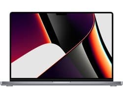 MacBook Pro, 16.2" Liquid Retina, 3456x2234, 10-core Apple M1 Pro chip, 512GB SSD, 16GB, 16-core GPU, 3x Thunderbolt 4, HDMI, 802.11ax, Bluetooth 5.0, Force Touch, macOS