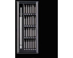 Screwdriver Kit- 24 in 1 -Precision Magnetic Bits-Precisie schroevendraaier-Screw Driver Set-Handmatige reparatie tool voor laptops, telefoon, horloge -Grijs