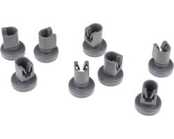 Vaatwasser Wiel - Onderkorf - 8 Stuks - 24mm - Geschikt voor Ikea, AEG, Electrolux, Zanussi