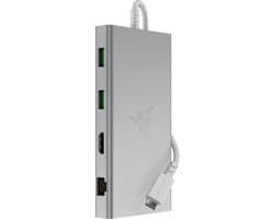 Razer USB-C Dock - Docking Station - 11 Poorten - HDMI - Mercury Wit