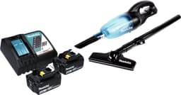 Makita DCL 180 RM B accu stofzuiger 18 V zwart + 2x accu 4.0 Ah + lader — thumbnail 2