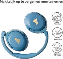 POGS - The Turtle - Draadloze over-ear koptelefoon met Noise Cancelling - Bluetooth - Veilige volumebegrenzing - Duurzaam - Gratis app voor extra functies - rBlauw — thumbnail 3