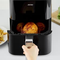 MPM - Airfryer 4,5 Liter Heteluchtoven - Digitaal LED-Display - 1400W Hetelucht Friteuse - Zwart — thumbnail 5