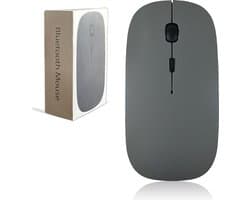 K&L Draadloze Muis - Draadloze Bluetooth Muis Laptop - Stil - Oplaadbaar - Grijs