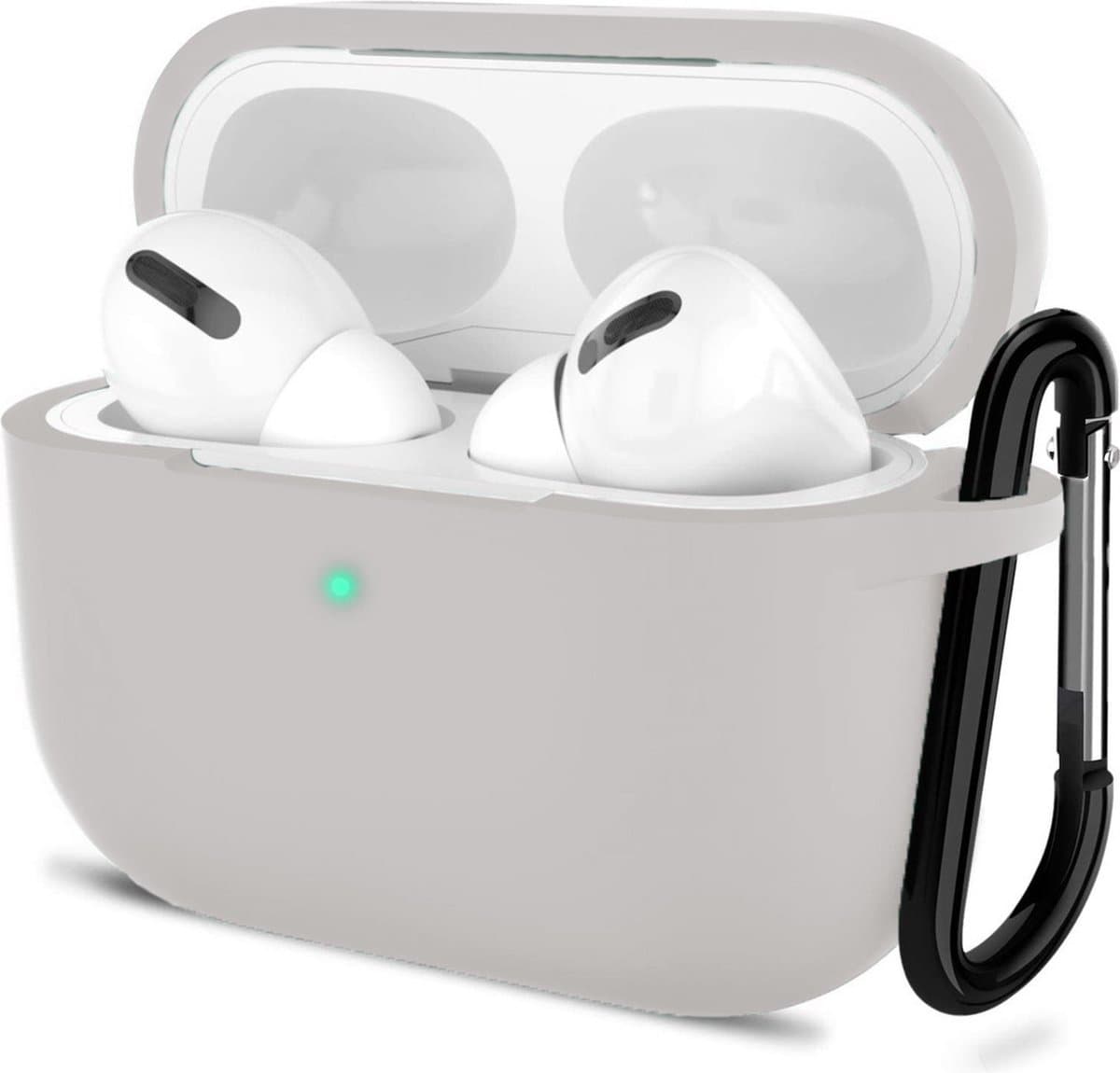 Shieldcase Case - beschermhoes geschikt voor Airpods Pro / 2 Pro silicone case - case geschikt voor Airpods Pro / Pro 2 hoesje - optimale bescherming - grijs — afbeelding 1
