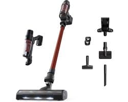 Rowenta X-Pert 7.60 RH6A73 - Steelstofzuiger - Draadloos - Rood - Ultralicht - Inclusief Turbo Borstel - LED verlichting zuigmond zuigmond - 140 W - 45 min. gebruikstijd