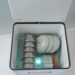 Mini vaatwasser - Kleine vaatwasser - Smalle vaatwasser - Camping vaatwasser - Mini afwasmachine - Caravan - Camper- Camping vaatwasser - 13,6 kg - 420 x 380 x 460 mm — thumbnail 5