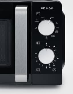 Severin MW 7781 - Magnetron met grill - 17 liter - Draaiknop bediening - Zwart — thumbnail 4