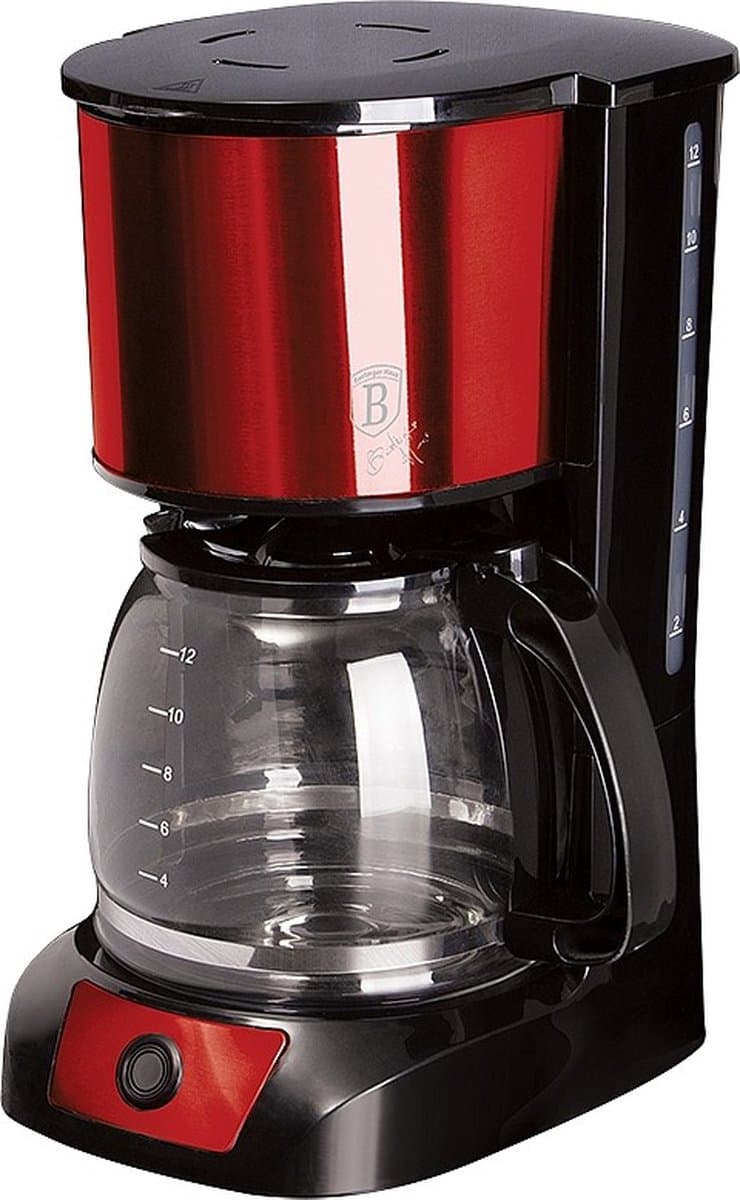 Berlinger Haus 9158 - Koffiezetapparaat - Burgundy Collection - Rood — afbeelding 1