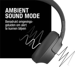 Fresh ‘n Rebel Clam Fuse – Draadloze Bluetooth Koptelefoon met Active Noise Cancelling - 45 uur Speelduur - Storm Grey — thumbnail 9