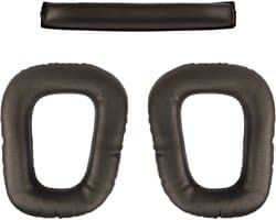 Somstyle Oorkussens Met Hoofdband Geschikt Voor Logitech G35, G230, G332, G430, G432, F430, F450 & G930 Headset - Zacht Schuim - Eiwitleer - Zwart