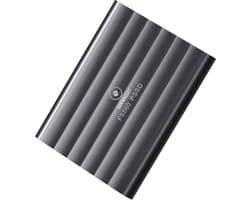 LUXWALLET QuickDrive - Draagbare SSD / Solid State Opslag - 512GB - Type-C - USB-C / USB 3.1 - Metaal voor o.a. PC / Xbox