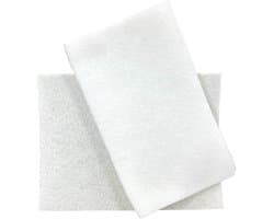 Stofzuiger filterset universeel - zelf op maat te knippen -| Set van 2 filters: motorfilter en microfilter | Afmetingen motorfilter: 20 x 15 cm, afmetingen microfilter: 25 x 20 cm | Multaparts® huismerk