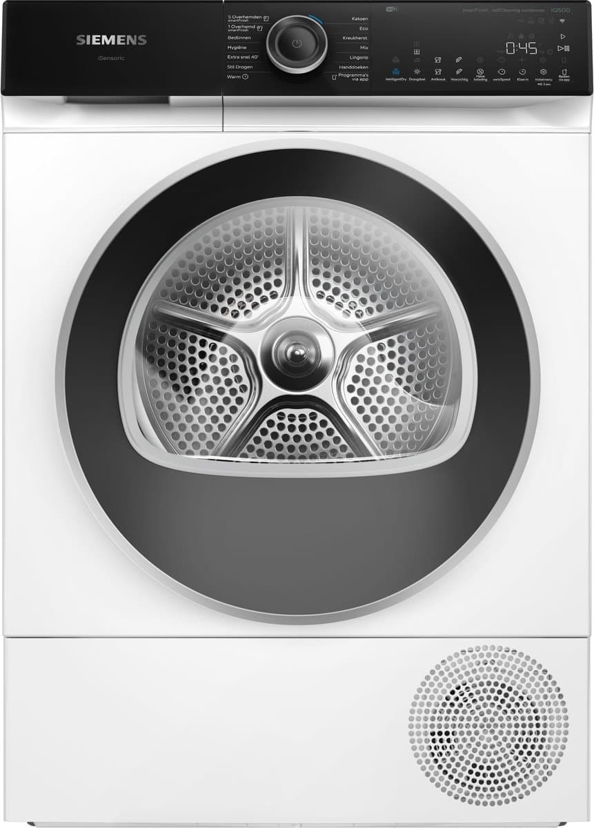 Siemens WQ46H2CLNL - iQ500 - Wasdroger - Warmtepompdroger - Zelfreinigende condensor blijvend energiezuinig- Zeer stil - 9 kg - varioSpeed: versnel het droogproces tot 38% - Home Connect — afbeelding 1