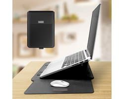 Laptophoes met standaard Laptop Sleeve -​​ bescherming Laptoptas Krasbestendige hoes voor 13 13.3 en 14 inch met Muismat Muishoes Kabelhoes Geschikt voor: Macbook & Laptop