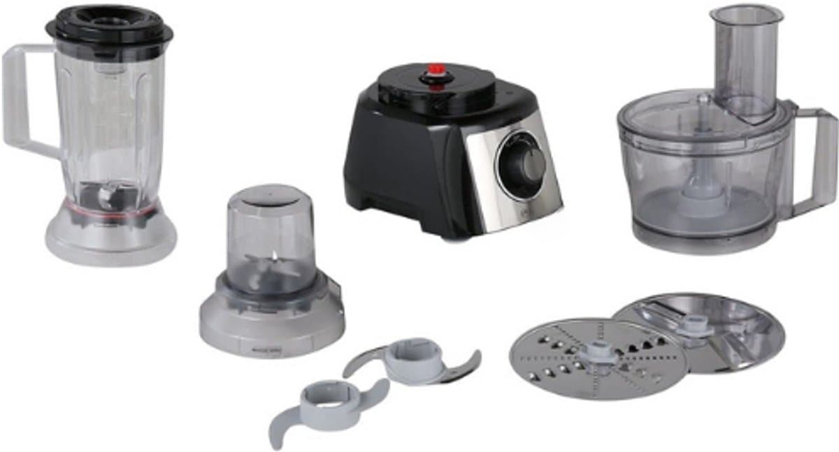 Compacte Foodprocessor MultiTalent 3 Plus MCM3PM386 Zwart - 50 Functies - Mengkom 2,3L - Mixer 1,0L - Universeel Mes - Snij- En Raspopties - Klopschijf - 900W — afbeelding 1