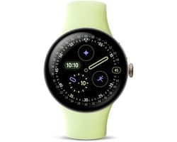 Google Pixel Watch 4 - Smartwatch - 41mm - WiFi - Goudkleurig/Lemongrass