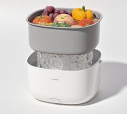 Automatische groentewasser - Fruit- en groentewasser - Ultrasone fruit- en groentewasmand - Afvoer met grote capaciteit - Keukeningrediëntreiniger - Fruit- en groentereiniger - Draagbaar - Multifunctionele fruit- en groentewasser voor thuis — thumbnail 1