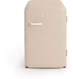 CREATE - Koelkast in retrostijl - Zand - Handvat Gebroken wit - FRIDGE RETRO 107L — thumbnail 1