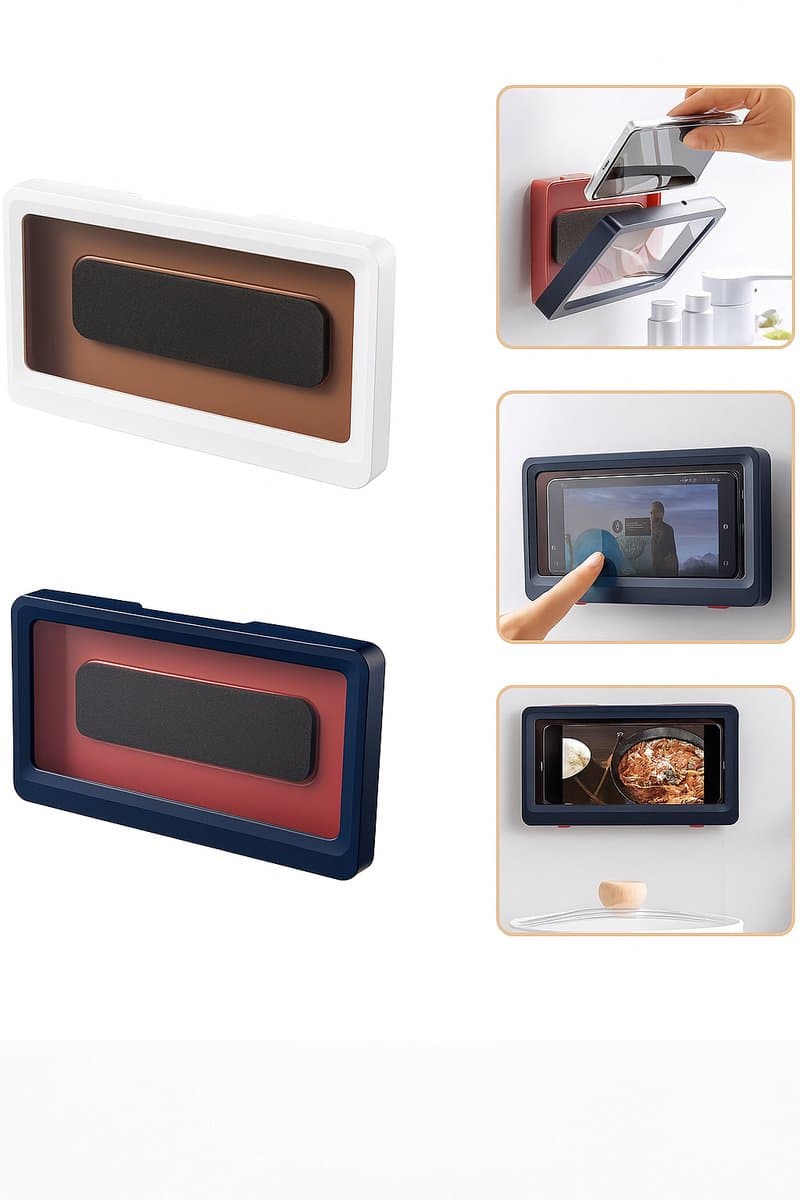 Magicbox - Waterdichte Ophangbare/plakbare telefoon houder voor douche — afbeelding 1