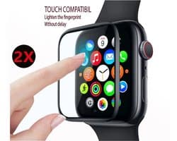Sanmai Screenprotector Geschikt voor - Apple Watch Series 1 / 2 / 3 - 38mm - Screenprotector Full Cover- Screen Protector - 2stuk