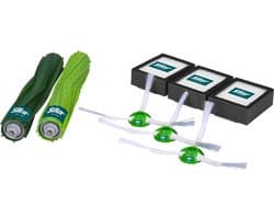 Sillar, stofzuiger accessoirekit, vervangingen, geschikt voor iRobot Roomba i7 i7+/i7 Plus serie E5 E6 E7, 3 stofzuigfilters + 3 veegborstels + 2 rubberen borstel, voor meerdere oppervlakken, 8st