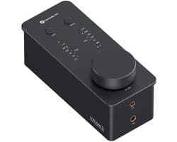 Fosi Audio SK02 – USB-C DAC en hoofdtelefoonversterker – 32bit/384kHz & DSD256 – Compacte Hi-Res audio adapter – ESS-chip