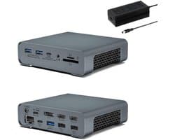 Docking Station Laptop 2x HDMI - Splitter Laptop - USB-C - Universeel