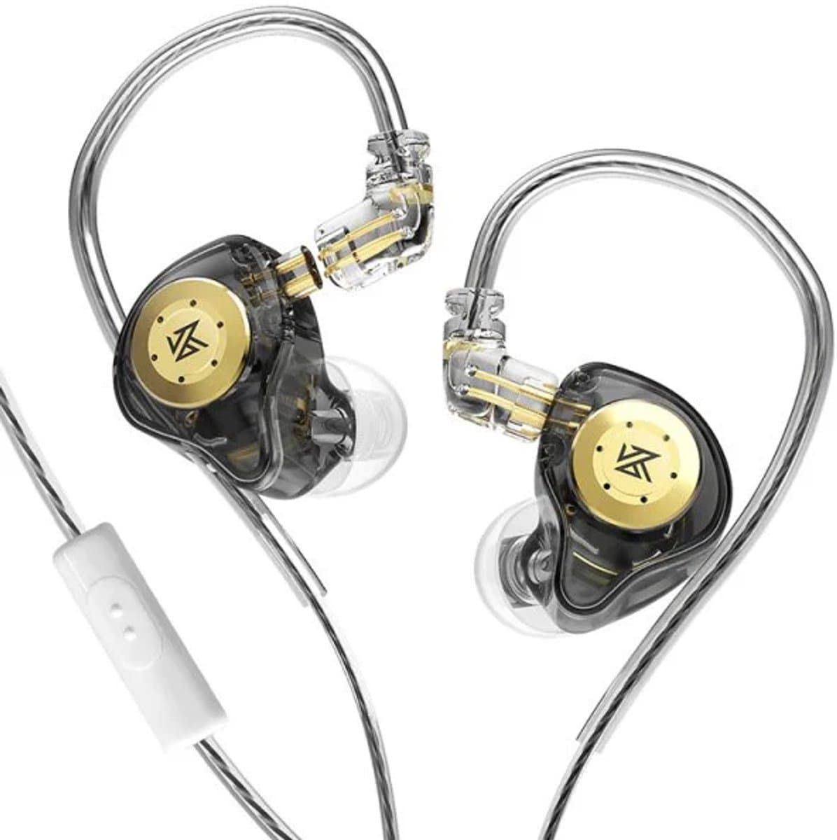 KZ EDX Pro - In-Ear Monitors - Met Microfoon - Dynamische Driver - Hifi Geluidskwaliteit - Verwisselbare Kabel - Universele Pasvorm - Zwart - Bedraad — afbeelding 1