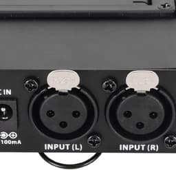 Draagbare hoofdtelefoonversterker, symmetrische multi-hoofdtelefoonsplitter met 2 XLR-ingangen, passieve stereo hoofdtelefoonversterker, mixer voor telefoon, MP3, MP4, computer enz. — thumbnail 3