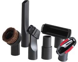 Knaak Stofzuiger Hulpstukken Set - 6-delig - Universeel - Geschikt Voor Miele, Philips, AEG & Meer