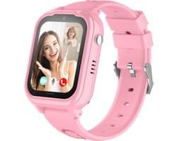 Protectly® GPS Horloge Kind Met Simkaart - SOS-Knop - Smartwatch Kinderen - Smartwatch Kind - GPS Tracker Kind - 4G - Videobellen - HD Camera - Whatsapp en SMS - Elke polsmaat - Incl. Simkaart