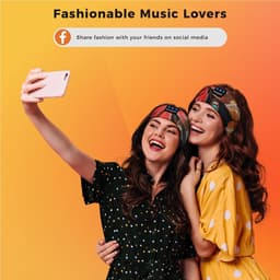 RFWR® Comfortabele Bluetooth Slaaphoofdtelefoon met Dunne Luidsprekers voor Gratis Beweging — thumbnail 3
