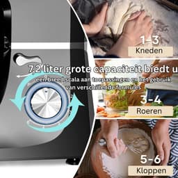 DailySupplies® Deegmachine - Kneedmachine - Deegmixer — thumbnail 3