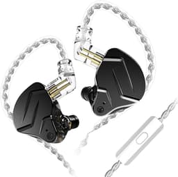 KZ ZSN PRO X - In-Ear Monitors - IEM - Met Microfoon - Muziek & Gaming Oortjes - Oordoppen - Verwisselbare Kabel - Hybride Drivers - Ergonomisch Design - Zwart — thumbnail 1