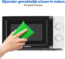 Medion Life Magnetron MD11475 - 700 W vermogen - 20 L inhoud - 5 magnetronstanden - ontdooifunctie - timerfunctie — thumbnail 2