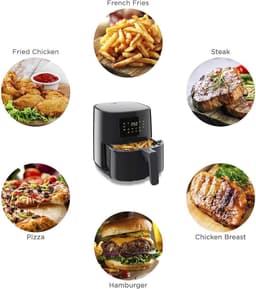Allecto Plus - Accessoireset voor Dual Zone heteluchtfriteuse - 13 stuks - Mand en grill - Voor thuis- en restaurantgebruik - Geschikt voor friteuses van 32-58 qt - Tot 6 inch — thumbnail 5
