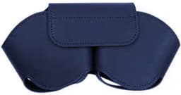 Accessoires voor hoesjes - Koptelefoonhoesje - Leren hoesje - Kras- en stofbestendige, draagbare reishoes - Stofbestendige reistas - Opbergtas voor koptelefoon - Compatibel met Apple Airpods Max Smart Case - Donkerblauw — thumbnail 1